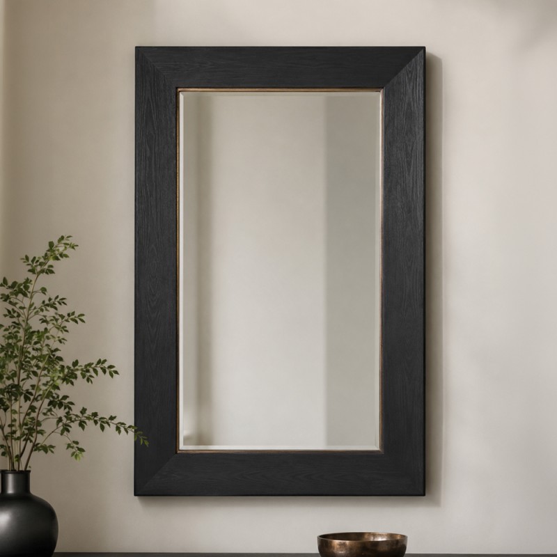 TUBE ΚΑΘΡΕΠΤΗΣ ΜΑΥΡΟ 95x7.5x126cm