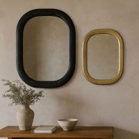 LANDING 62 ΚΑΘΡΕΠΤΗΣ BRASS ANTIQUE 46x3x62cm