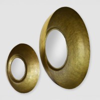 OJO ΚΑΘΡΕΠΤΗΣ BRASS ANTIQUE 50x9x50cm