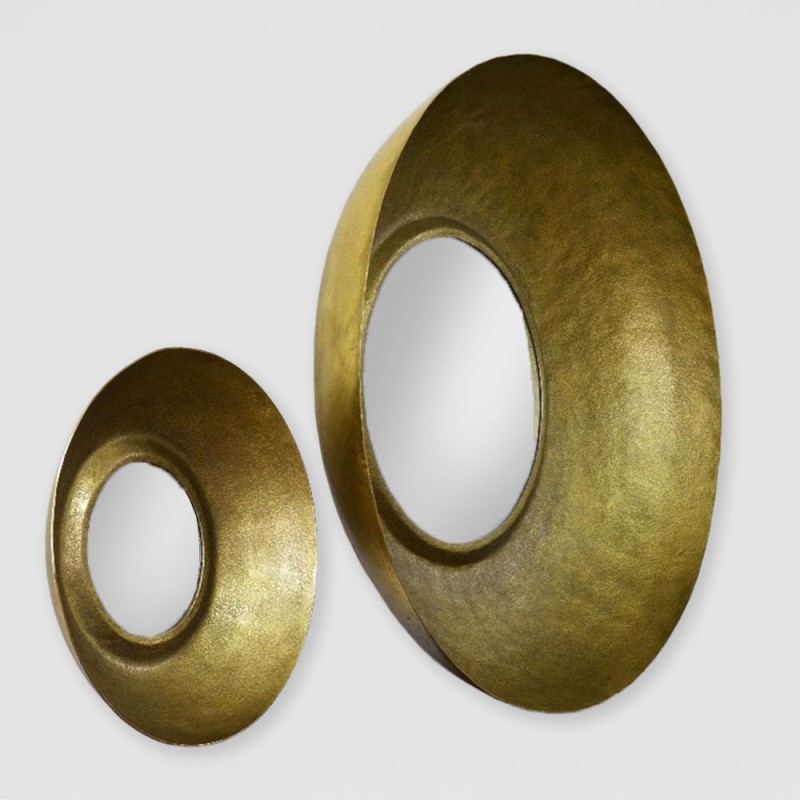 OJO ΚΑΘΡΕΠΤΗΣ BRASS ANTIQUE 50x9x50cm