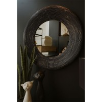 UP : DOWN ΚΑΘΡΕΠΤΗΣ ΤΟΙΧΟΥ ΜΑΥΡΟ ANTIQUE 77x6x77cm