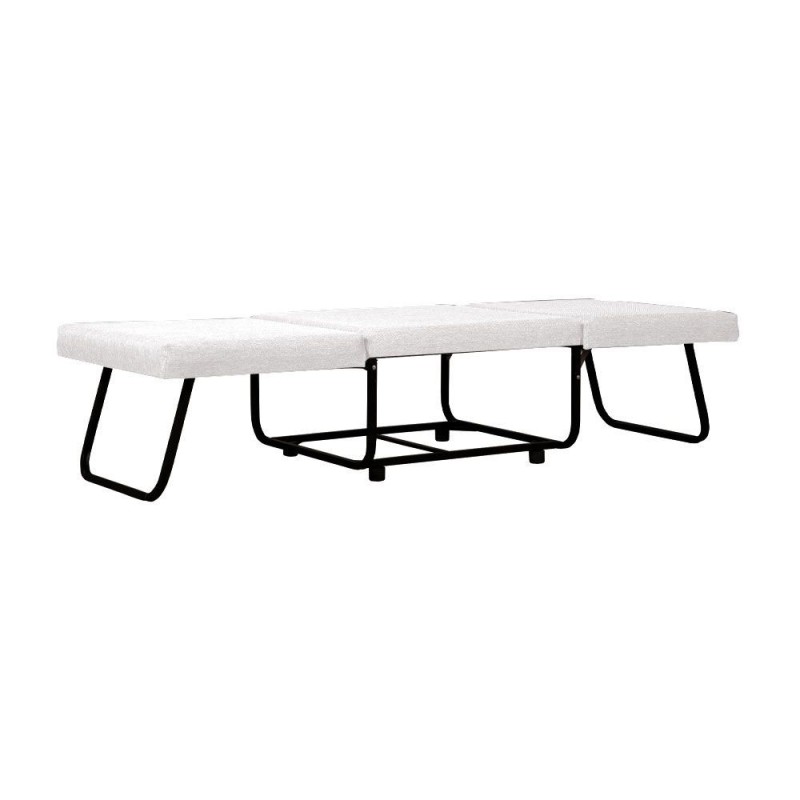 FOLD ΠΟΥΦ ΚΡΕΒΑΤΙ ΑΝΑΔΙΠΛΟΜΕΝΟ OFF WHITE 06-900 70x72x43cm