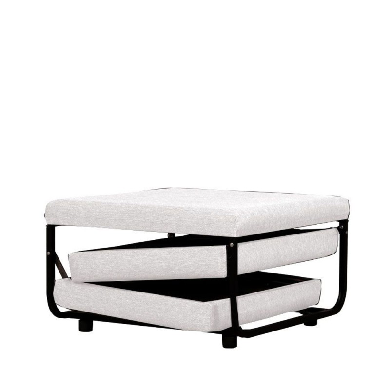 FOLD ΠΟΥΦ ΚΡΕΒΑΤΙ ΑΝΑΔΙΠΛΟΜΕΝΟ OFF WHITE 06-900 70x72x43cm