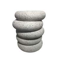 BALANCE SIDE TABLE TERRAZZO 41x42.5x50cm