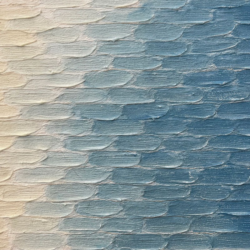 CALME ΠΙΝΑΚΑΣ ΔΙΑΚΟΣΜΗΤΙΚΟΣ ΜΕ ΚΟΡΝΙΖΑ 80x120x4cm ΚΑΜΒΑΣ ΜΠΛΕ ΜΠΕΖ ΞΥΛΟ