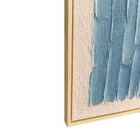 CALME ΠΙΝΑΚΑΣ ΔΙΑΚΟΣΜΗΤΙΚΟΣ ΜΕ ΚΟΡΝΙΖΑ 80x120x4cm ΚΑΜΒΑΣ ΜΠΛΕ ΜΠΕΖ ΞΥΛΟ