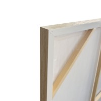 CALME ΠΙΝΑΚΑΣ ΔΙΑΚΟΣΜΗΤΙΚΟΣ ΜΕ ΚΟΡΝΙΖΑ 80x120x4cm ΚΑΜΒΑΣ ΜΠΛΕ ΜΠΕΖ ΞΥΛΟ