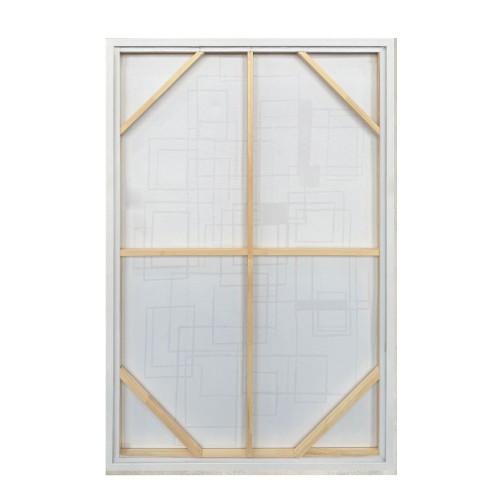 ROTA ΠΙΝΑΚΑΣ ΔΙΑΚΟΣΜΗΤΙΚΟΣ ΜΕ ΚΟΡΝΙΖΑ 80x120x4cm ΚΑΜΒΑΣ ΓΚΡΙ ΕΚΑΙ ΞΥΛΟ