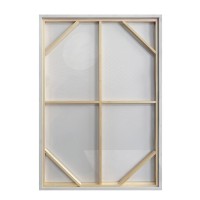 TERRA ΠΙΝΑΚΑΣ ΔΙΑΚΟΣΜΗΤΙΚΟΣ ΜΕ ΚΟΡΝΙΖΑ 80x120x4cm ΚΑΜΒΑΣ ΜΠΕΖ ΚΑΦΕ ΞΥΛΟ ΛΕΥΚΟ