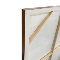 ATERNA ΠΙΝΑΚΑΣ ΔΙΑΚΟΣΜΗΤΙΚΟΣ ΜΕ ΚΟΡΝΙΖΑ 80x120x4cm ΚΑΜΒΑΣ ΚΑΦΕ ΜΠΕΖ ΞΥΛΟ