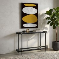 SKIVE ΠΙΝΑΚΑΣ ΔΙΑΚΟΣΜΗΤΙΚΟΣ ΜΕ ΚΟΡΝΙΖΑ 80x120x4cm ΚΑΜΒΑΣ LEMON ΓΚΡΙ ΞΥΛΟ ΜΑΥΡΟ