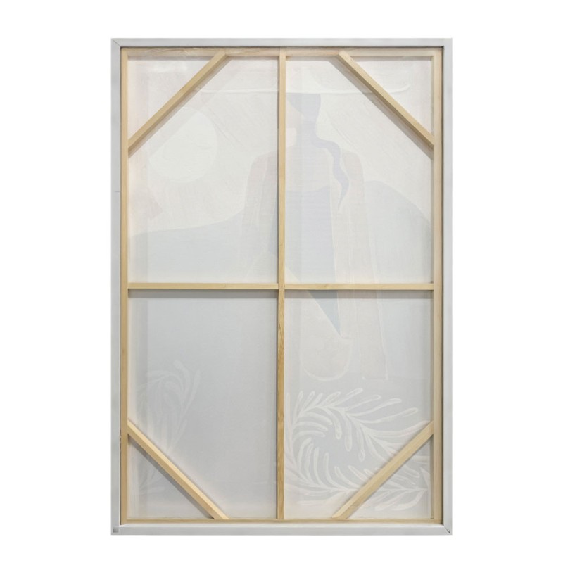 AUREA ΠΙΝΑΚΑΣ ΔΙΑΚΟΣΜΗΤΙΚΟΣ ΜΕ ΚΟΡΝΙΖΑ 80x120x4cm ΚΑΜΒΑΣ ΠΟΛΥΧΡΩΜΟ ΞΥΛΟ