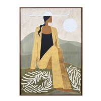 AUREA ΠΙΝΑΚΑΣ ΔΙΑΚΟΣΜΗΤΙΚΟΣ ΜΕ ΚΟΡΝΙΖΑ 80x120x4cm ΚΑΜΒΑΣ ΠΟΛΥΧΡΩΜΟ ΞΥΛΟ