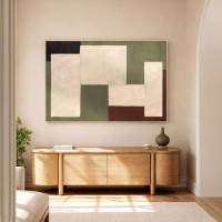 LUMEN ΠΙΝΑΚΑΣ ΔΙΑΚΟΣΜΗΤΙΚΟΣ ΜΕ ΚΟΡΝΙΖΑ 120x80x4cm ΚΑΜΒΑΣ ΠΟΛΥΧΡΩΜΟ PS