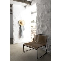 CORD ΠΟΛΥΘΡΟΝΑ ΦΥΣΙΚΟ ΜΑΥΡΟ 73x64x71cm