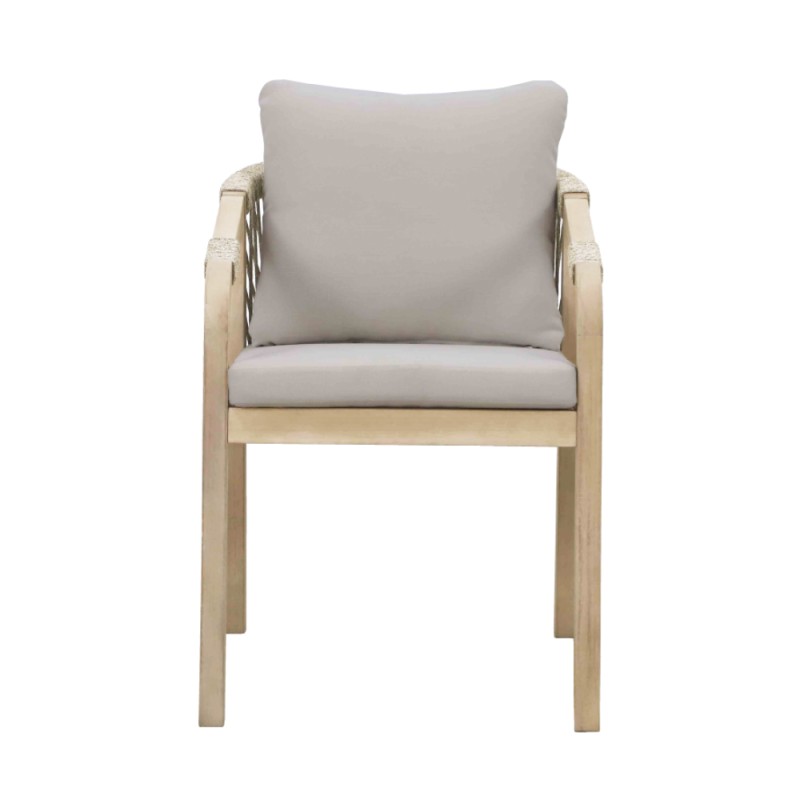 Σετ-2Τεμ.TERRAZZO ΚΑΡΕΚΛΑ ΜΑΞΙΛΑΡΙ BEIGE 56x66.5x75.5cm