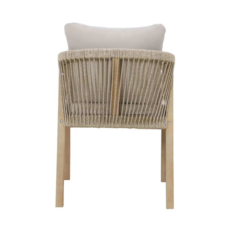 Σετ-2Τεμ.TERRAZZO ΚΑΡΕΚΛΑ ΜΑΞΙΛΑΡΙ BEIGE 56x66.5x75.5cm