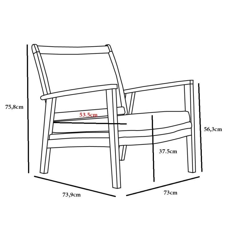 SALSA ΠΟΛΥΘΡΟΝΑ ΜΑΞΙΛΑΡΙ ΜΑΥΡΟ 74.5x73x75.8cm