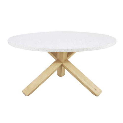 TERRAZZO ΤΡΑΠΕΖΙ TERRAZZO 150x150x77cm