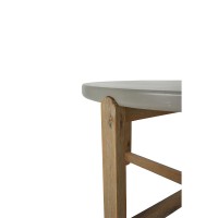 UBUD COFFEE TABLE CEMENT ΦΥΣΙΚΟ ΣΚΟΥΡΟ 81x81x40cm