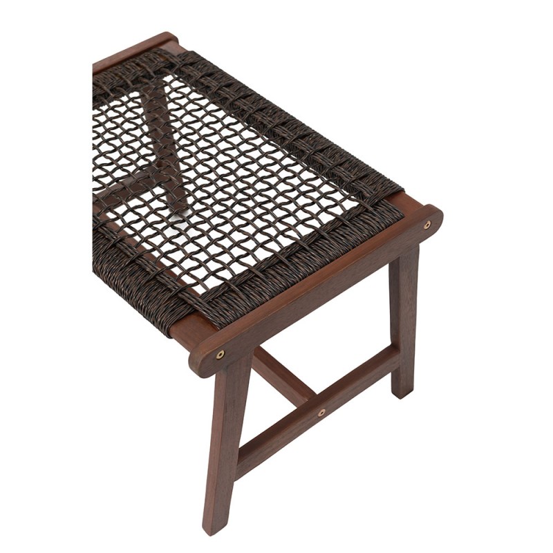 MESH ΣΚΑΜΠΟ ΚΑΦΕ ANTIQUE ΚΑΡΥΔΙ 57x41x35.5cm