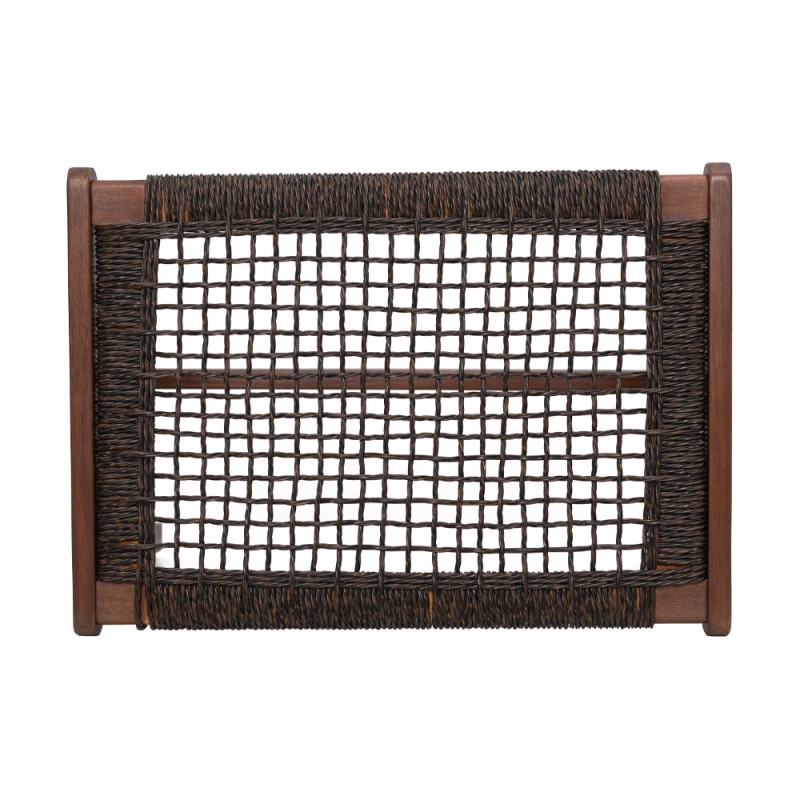 MESH ΣΚΑΜΠΟ ΚΑΦΕ ANTIQUE ΚΑΡΥΔΙ 57x41x35.5cm