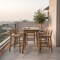 TOUJOUR ΤΡΑΠΕΖΙ BAR ΦΥΣΙΚΟ 131.5x70x90cm