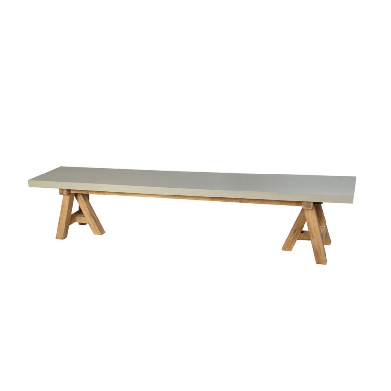 ERESOS ΠΑΓΚΑΚΙ CEMENT ΑΝΟΙΧΤΟ 200x40x45cm