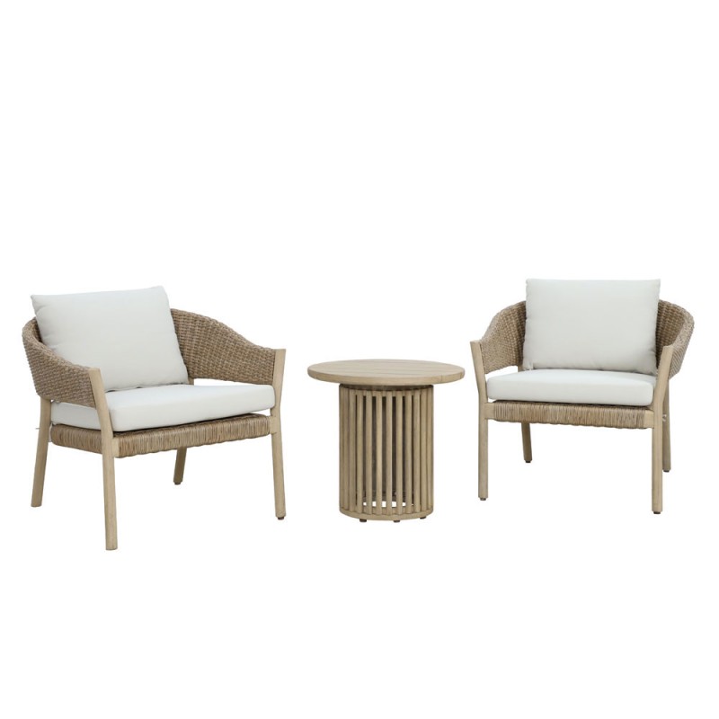 SUMATRA SIDE TABLE ΦΥΣΙΚΟ 55x55x51cm