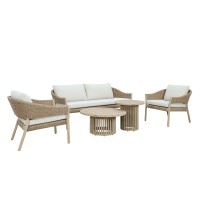 SUMATRA SIDE TABLE ΦΥΣΙΚΟ 55x55x51cm
