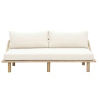 SIESTA ΚΑΝΑΠΕΣ ΚΡΕΒΑΤΙ ΦΥΣΙΚΟ CREAM 180x80x59.5cm