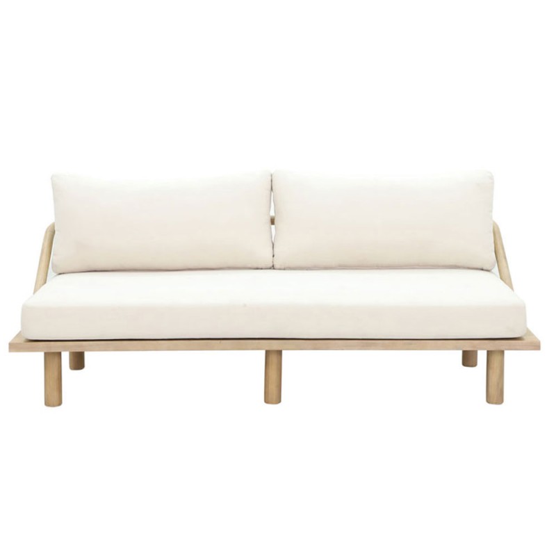SIESTA ΚΑΝΑΠΕΣ ΚΡΕΒΑΤΙ ΦΥΣΙΚΟ CREAM 180x80x59.5cm