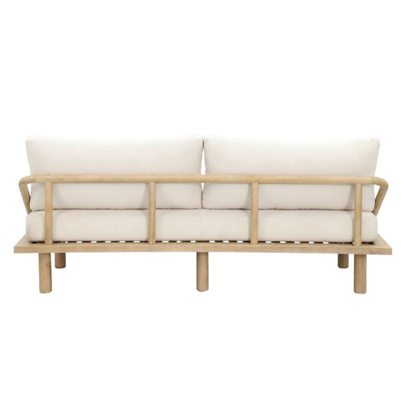 SIESTA ΚΑΝΑΠΕΣ ΚΡΕΒΑΤΙ ΦΥΣΙΚΟ CREAM 180x80x59.5cm