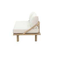 SIESTA ΚΑΝΑΠΕΣ ΚΡΕΒΑΤΙ ΦΥΣΙΚΟ CREAM 180x80x59.5cm