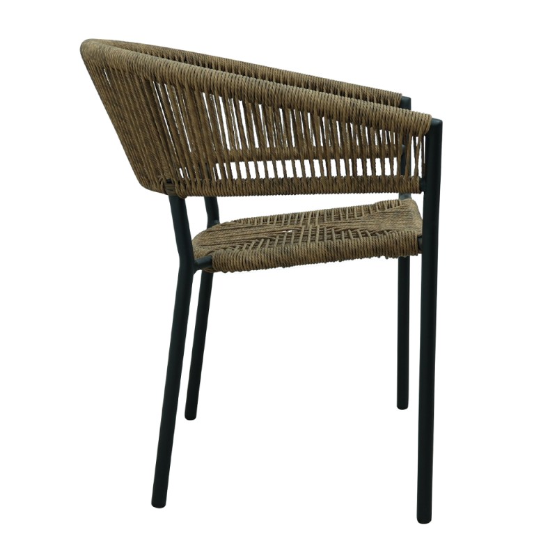 BREEZE ΚΑΡΕΚΛΑ ΜΑΥΡΟ ΚΑΡΥΔΙ 56x60x78cm