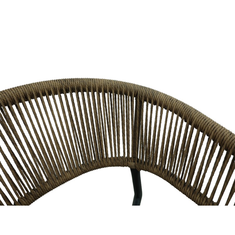 BREEZE ΚΑΡΕΚΛΑ ΜΑΥΡΟ ΚΑΡΥΔΙ 56x60x78cm