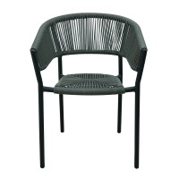 BREEZE ΚΑΡΕΚΛΑ ΓΚΡΙ 56x60x78cm