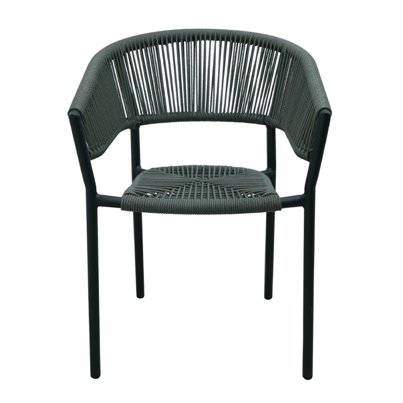 BREEZE ΚΑΡΕΚΛΑ ΓΚΡΙ 56x60x78cm