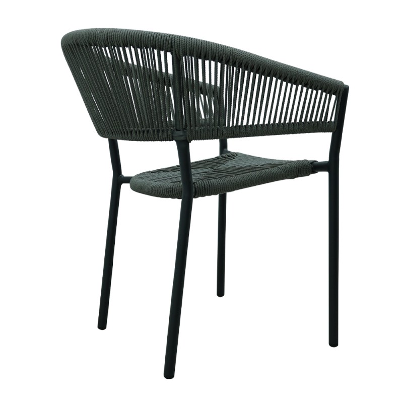 BREEZE ΚΑΡΕΚΛΑ ΓΚΡΙ 56x60x78cm