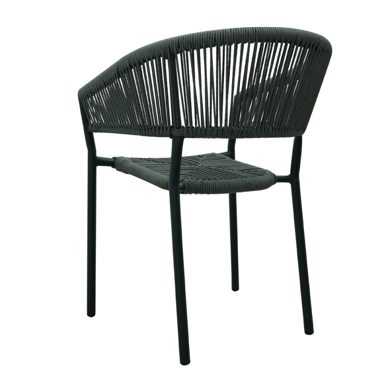 BREEZE ΚΑΡΕΚΛΑ ΓΚΡΙ 56x60x78cm