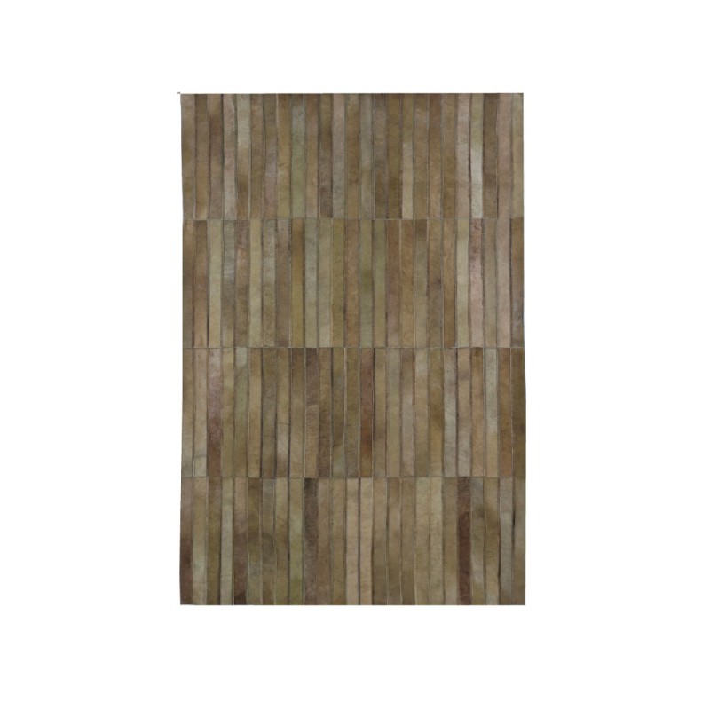 LIME ΧΑΛΙ ΣΑΛΟΝΙΟΥ 160x240cm ΔΕΡΜΑ ΠΡΑΣΙΝΟ ΜΑΛΛΙΝΟ