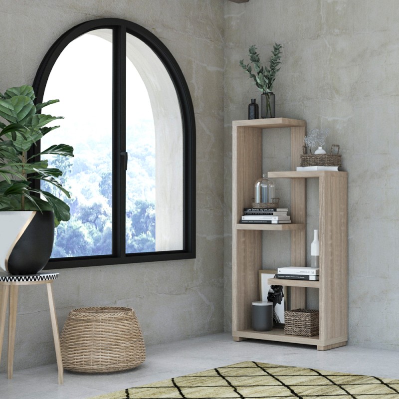 MEZZO ΒΙΒΛΙΟΘΗΚΗ SONOMA 79x29x160cm