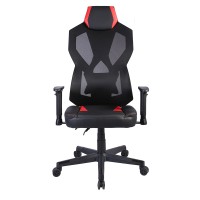 STORM ΚΑΡΕΚΛΑ GAMING ΓΡΑΦΕΙΟΥ ΜΑΥΡΟ ΚΟΚΚΙΝΟ 50x73x135cm