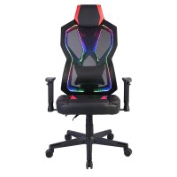 STORM ΚΑΡΕΚΛΑ GAMING ΓΡΑΦΕΙΟΥ ΜΑΥΡΟ ΚΟΚΚΙΝΟ 50x73x135cm
