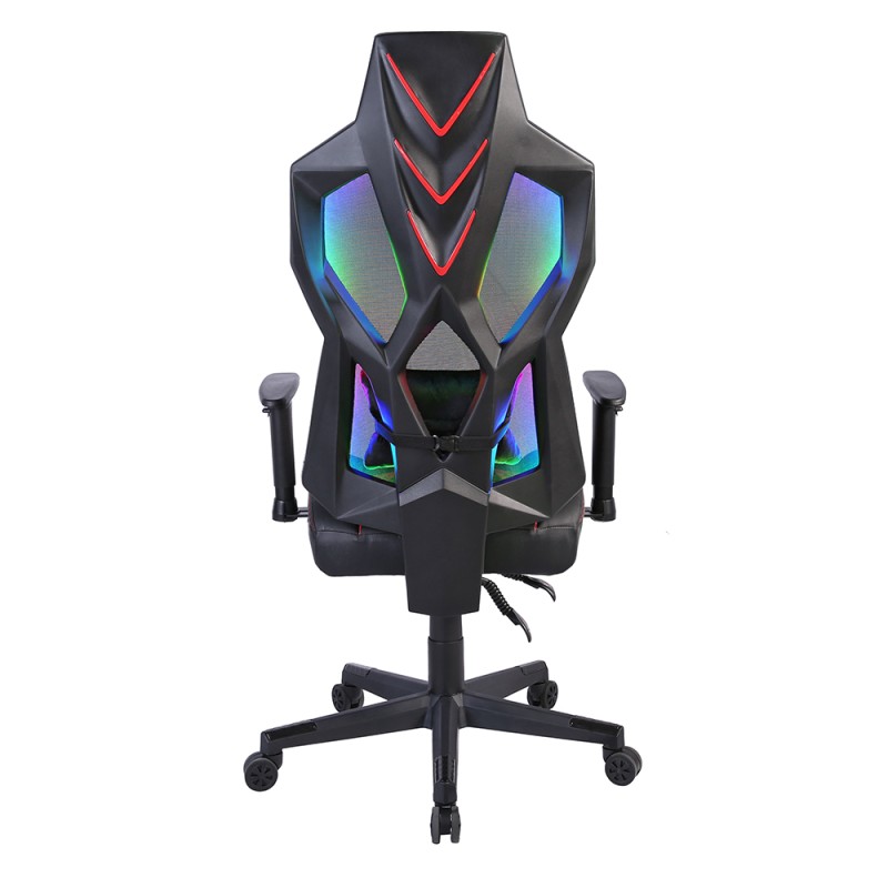 STORM ΚΑΡΕΚΛΑ GAMING ΓΡΑΦΕΙΟΥ ΜΑΥΡΟ ΚΟΚΚΙΝΟ 50x73x135cm