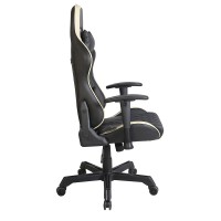 RANGER ΚΑΡΕΚΛΑ GAMING ΓΡΑΦΕΙΟΥ ΜΑΥΡΟ PURO 52x74x138cm