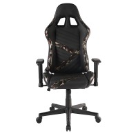 DYSKORD ΚΑΡΕΚΛΑ GAMING ΓΡΑΦΕΙΟΥ ΜΑΥΡΟ ΜΕ PATTERN 50x74x137cm
