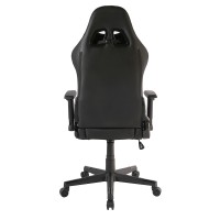 DYSKORD ΚΑΡΕΚΛΑ GAMING ΓΡΑΦΕΙΟΥ ΜΑΥΡΟ ΜΕ PATTERN 50x74x137cm