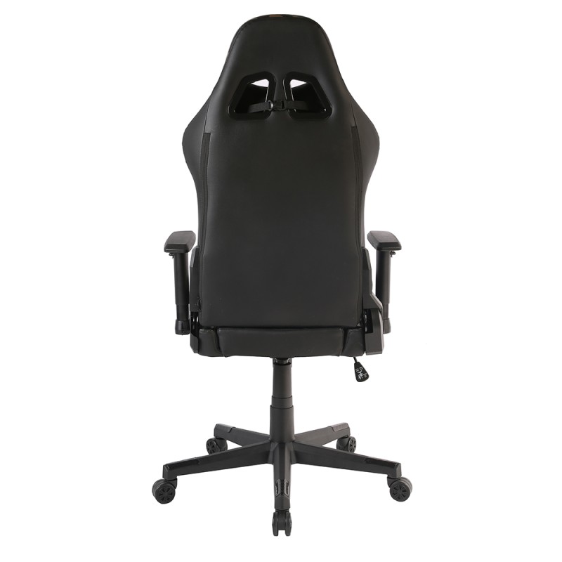 DYSKORD ΚΑΡΕΚΛΑ GAMING ΓΡΑΦΕΙΟΥ ΜΑΥΡΟ ΜΕ PATTERN 50x74x137cm