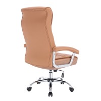 COMFY ΚΑΡΕΚΛΑ ΓΡΑΦΕΙΟΥ CAMEL ΧΡΩΜΙΟ 66.5x67.5x120cm